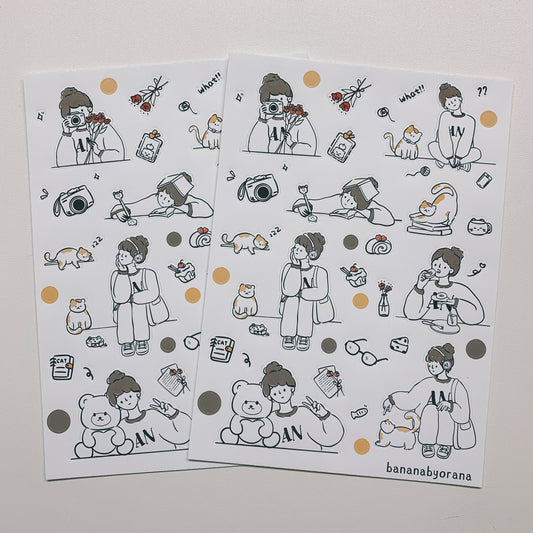 Na's Diary - Chill｜日常篇 sticker sheet